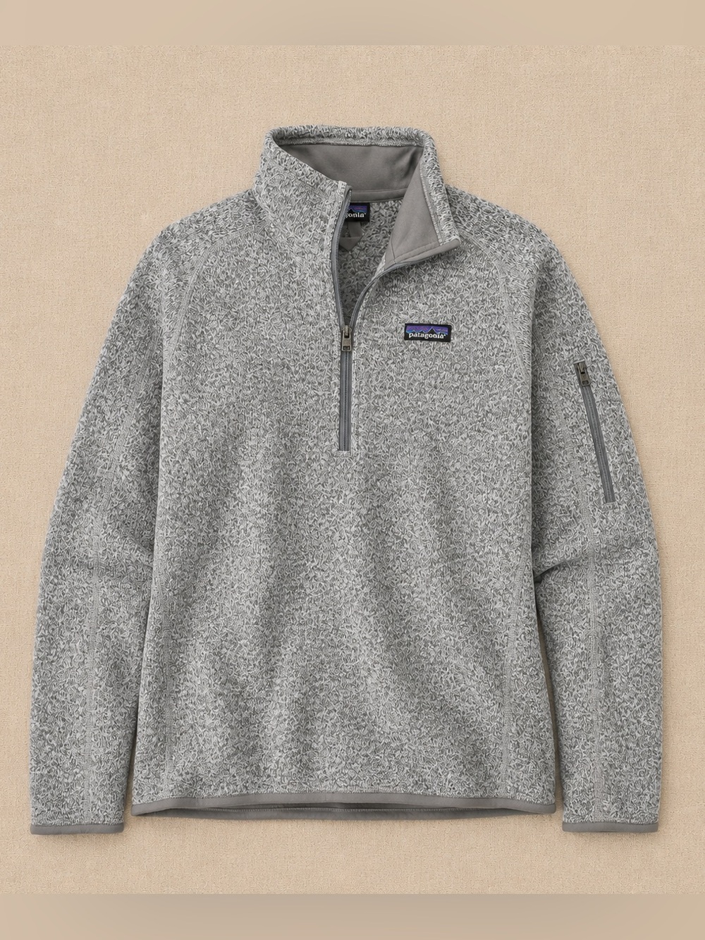 Patagonia “Better Sweater” 1/4 Zip Fleece Pullover | Birch White | Women’s XS